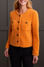 Load image into Gallery viewer, Tribal cropped waffle jacket

