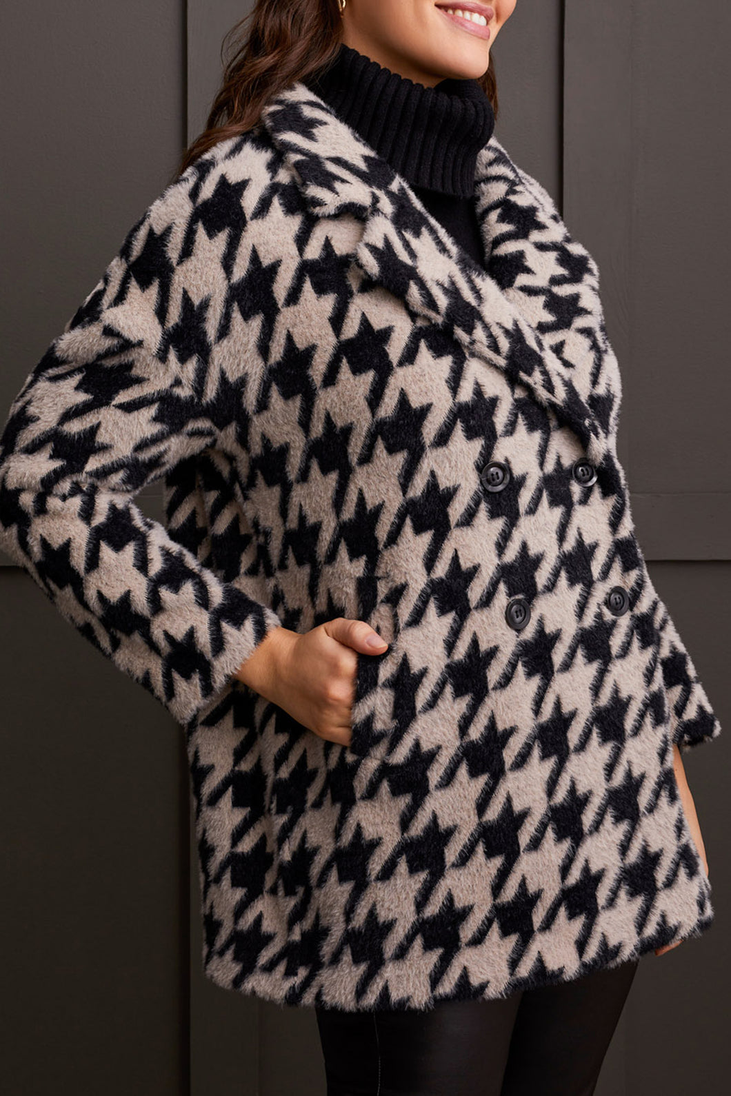 Tribal Hounds Tooth Jacket