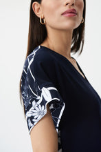 Load image into Gallery viewer, Joseph Ribkoff Silky Knit Striped Printed Back Top
