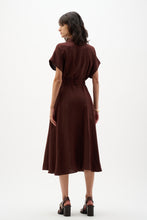 Load image into Gallery viewer, Joseph Ribkoff Linen Blend Fit And Flare Shirt Dress With Sash

