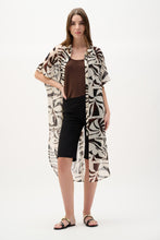 Load image into Gallery viewer, Joseph Ribkoff Chiffon Tropical Print Straight Blouse
