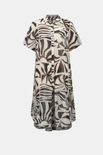 Load image into Gallery viewer, Joseph Ribkoff Chiffon Tropical Print Straight Blouse
