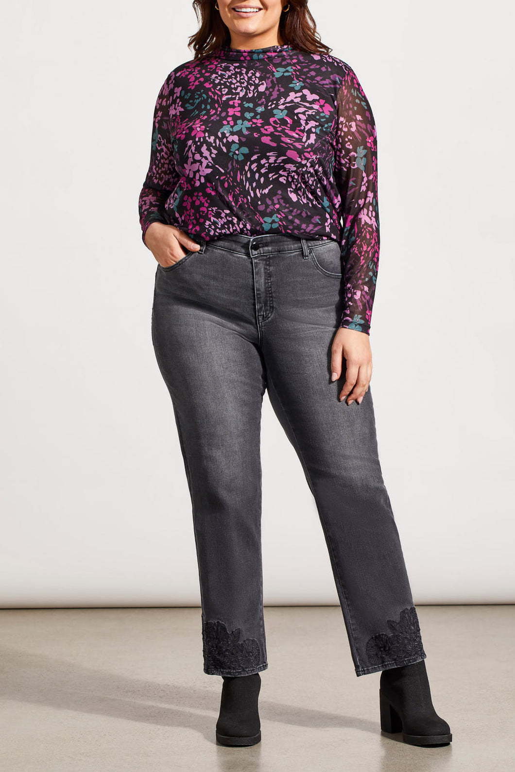 Tribal Faded Jeans